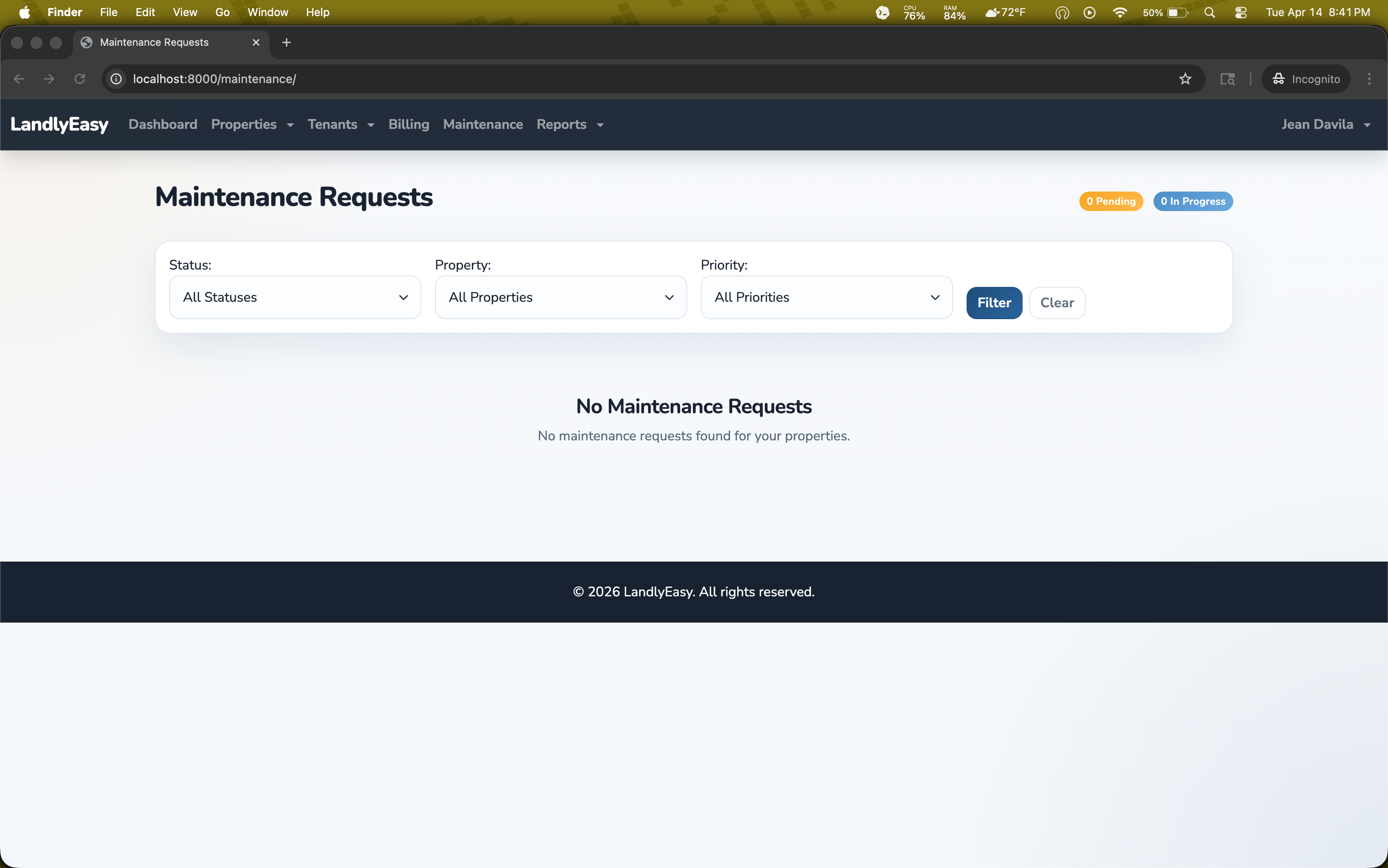 Receive maintenance requests and turn them into action